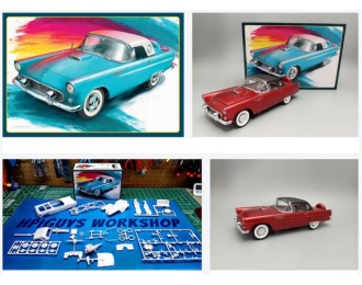 Сборная модель Ford Thunderbird, plastic modelkit 1956