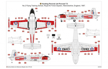 Сборная модель Percival Jet Provost T.3