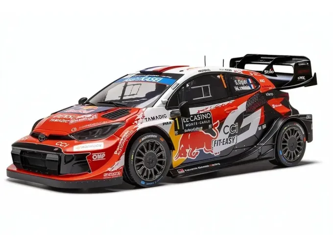 TOYOTA YARIS GR WRC RALLY1 Hybrid Team Toyota Gazoo Racing WRT №1 3rd Rally Monte Carlo (2026) Sebastien Ogier - Vincent Landais