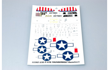 Сборная модель Американский тяжелый истребитель Republic P-47D Thunderbolt "Razorback"