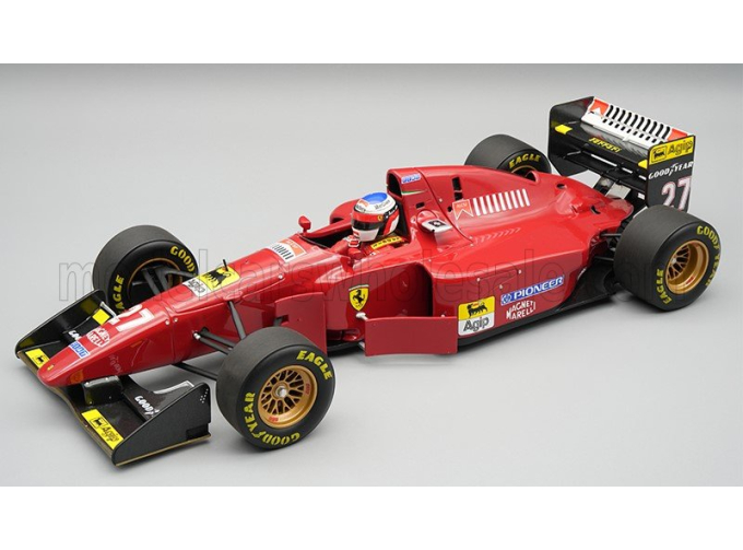 FERRARI F1 412 T1 B №27 German GP (with pilot figure) Jean Alesi (1994), red