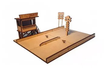 Сборная модель Diorama Elwood Dragstrip 