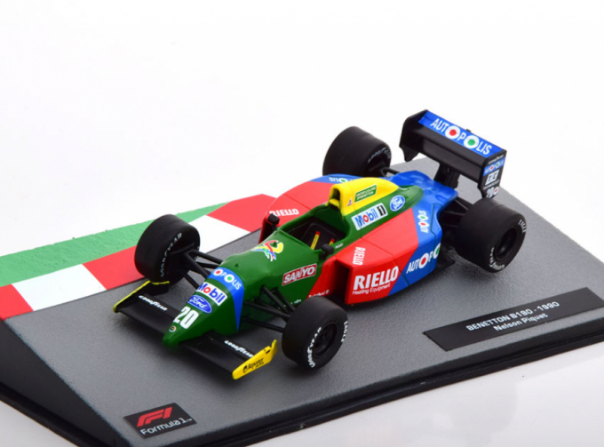 BENETTON F1 B190 Ford N 20 Season (1990) Nelson Piquet, Green Red Blue