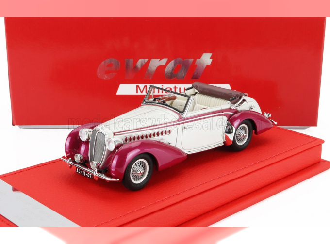 DELAHAYE 135m S/n.60139 Chapron Cabriolet Open (1947), White Red