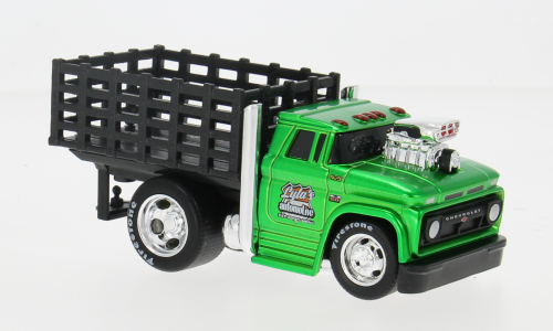 CHEVROLET C60 Flatbed (1966), green/black