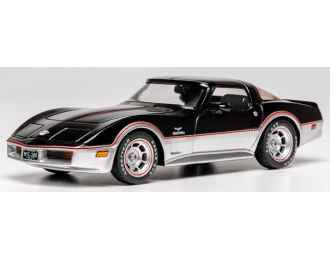 CHEVROLET Corvette C3 Coupe (1980), black/silver
