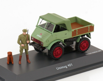 MERCEDES-BENZ Unimog 401 Truck (1953), Green Wood