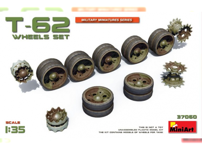 Сборная модель Аксессуары T-62 WHEELS SET