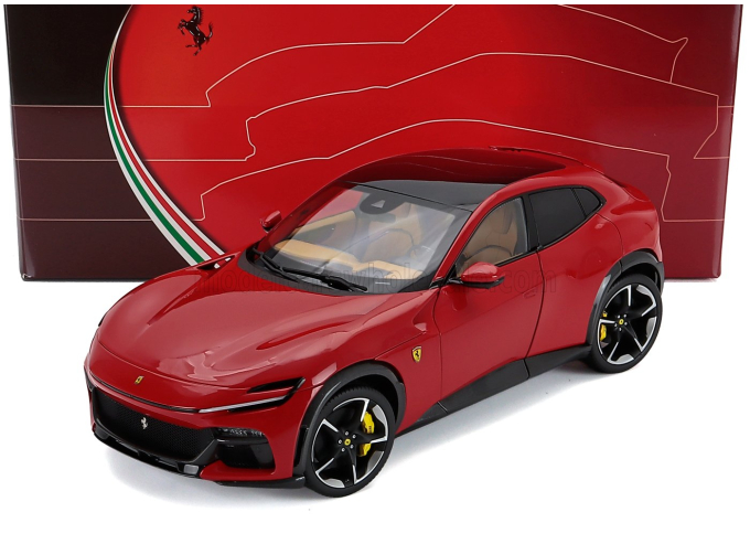 FERRARI Purosangue Suv Panoramic Roof (2022) - Polyfoam Packaging, Rosso Corsa - Red