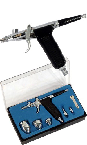 Аэрограф пистолетного типа.