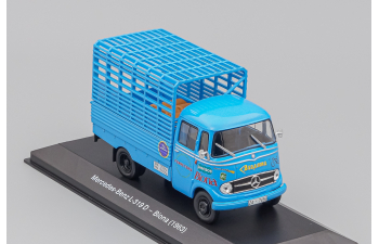 MERCEDES BENZ L319D TRUCK PIENSOS BIONA (1963), light blue