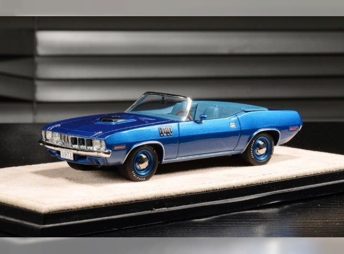 PLYMOUTH Hemi Cuda Convertible (открытый) (1971), Ture Blue Metallic