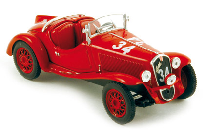 FIAT Balilla Sport Mille Miglia (1937), rouge
