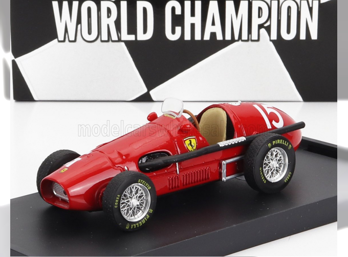 FERRARI F1 500 F2 N 15 World Champion Winner English Gp Alberto Ascari 1952, Red