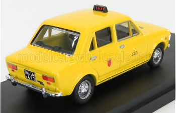 FIAT 128 4-doors Taxi Roma (1971), yellow