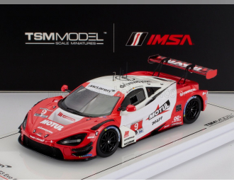 McLAREN 720s Gt3 Evo 4.0l Turbo V8 Team Pfaff Motorsport №9 Imsa Motul Course Monterey (2024) Oliver Jarvis - Marvin Kirchhofer, Red White