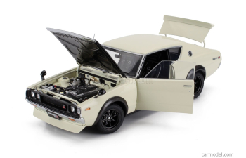 NISSAN Skyline 2000 Gt-r (kpgc110) Tuned Version Coupe (1973), White Black