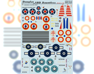 Декаль Douglas SBD Dauntless