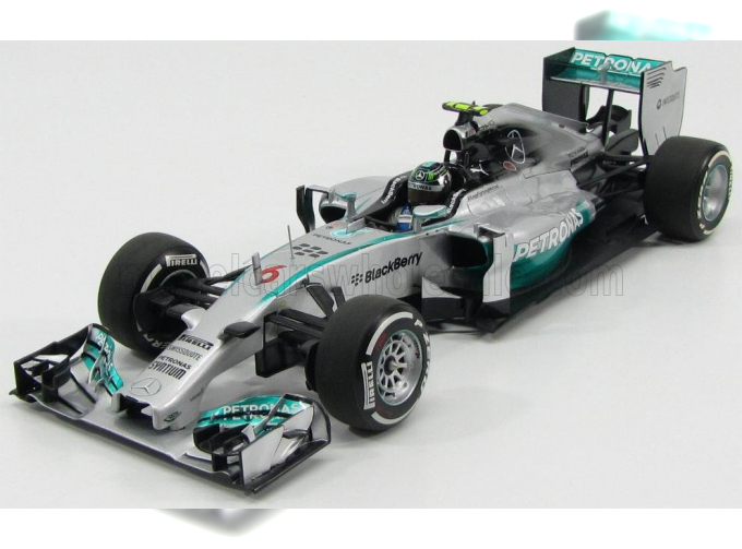 MERCEDES-BENZ GP F1 W05 Amg Petronas №6 Season (2014) Nico Rosberg, Silver Green