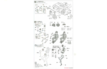 Сборная модель JEEP Willys Mb U.s 1/4 Ton 4x4 Military Utility Truck With Blond Girl Figure 1942