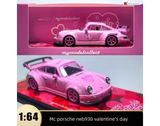 PORSCHE RWB 930 GT High Wing Valentine's Day Edition, pink