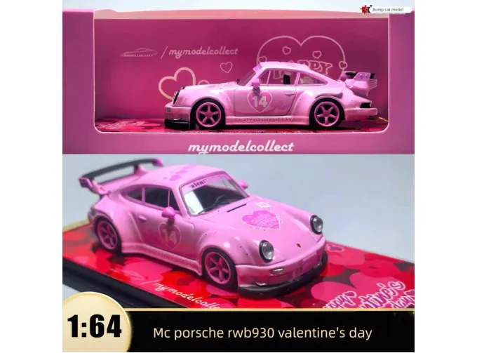 PORSCHE RWB 930 GT High Wing Valentine's Day Edition, pink