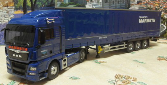 MAN TGX EURO 6 XLX c полуприцепом "TRANSPORTS MARMETH" 2014