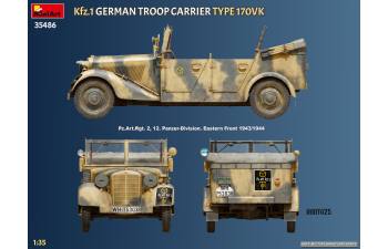 Сборная модель MERCEDES-BENZ 170vk German Military Troop Carrier 1936