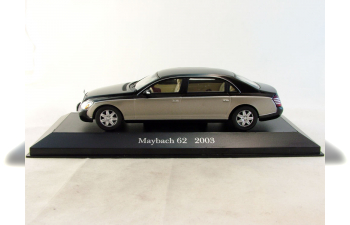 MAYBACH 62 (2003), Mercedes Offizielle Modell-Sammlung 58, black