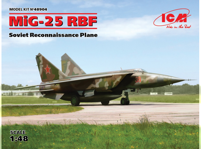 Сборная модель MiG-25 RBF Soviet Reconnaissance Plane