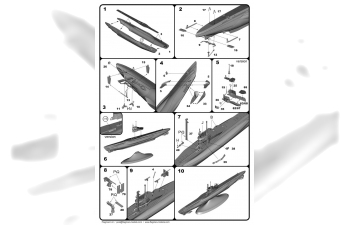 Сборная модель Трофейная подводная лодка "Н-25" типа VII С/41
