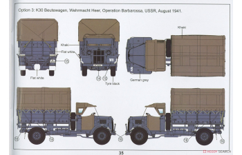 Сборная модель WW II British Army Open Cab 30-cwt 4x2 GS Truck