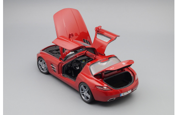 MERCEDES-BENZ SLS AMG 2010, red