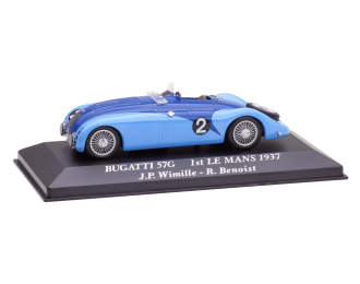 Bugatti 57G J-P.Wimille-R.Benoist #2 winner Le Mans 1937