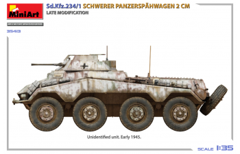 Сборная модель Sd.kfz.234/1 Military Schwerer Panzerspahwagen