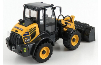 KOMATSU Wa100m Ruspa Gommata Tractor - Scraper, Yellow Black