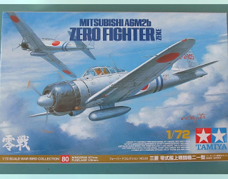 Сборная модель Самолет Mitsubishi A6M2b Zero Fighter (Zeke) с 8 вариантами декалей (ограниченный выпуск)