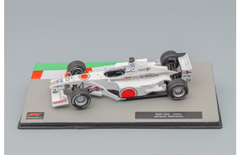 BAR F1 002 Honda N 22 Season 2000 Jacques Villeneuve, white