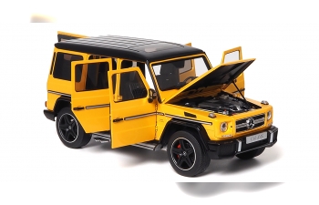 MERCEDES-BENZ G-CLASS G63 AMG (W463) V8 BITURBO (2015), sunbeam yellow