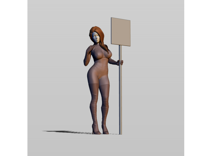 Фигура Grid girls 2, окрашенная