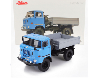 IFA W50l Truck Cassone Ribaltabile 2-assi (1965), Blue Silver