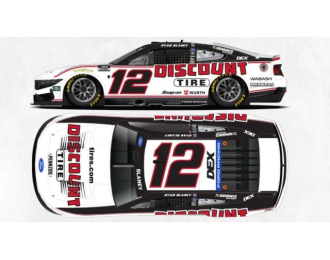 Ford Mustang #12 Ryan Blaney * Discount Tire*, white/red 2026