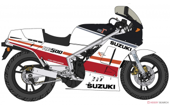 Сборная модель Suzuki RG500Γ Late Version "Red/White Color" (1986)