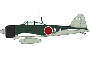 Сборная модель Mitsubishi A6M2B Zero Type 21 381st Group Limited Edition