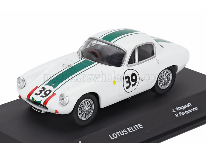 LOTUS Elite Mk14 Team Elite №39 24h Le Mans Pat Ferguson - John Wagstaff (1963), White Black