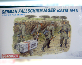 Сборная модель Солдаты German Fallschirmjager (Crete 1941)