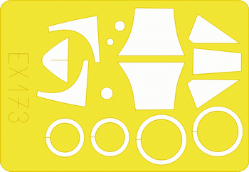 Окрасочная маска Британский истребитель Gloster Meteor F.Mk.3