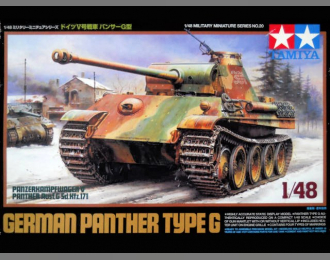 Сборная модель Танк Panther G, 2 вар-та сборки-ранняя или поздняя версии, 4 вар-та декалей