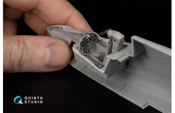 3D Декаль интерьера кабины F-8J Crusader (Hasegawa/Hobby 2000)