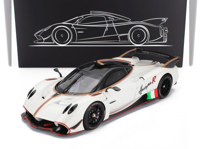 PAGANI Huayra R №1 (2021), Pearl White Carbon